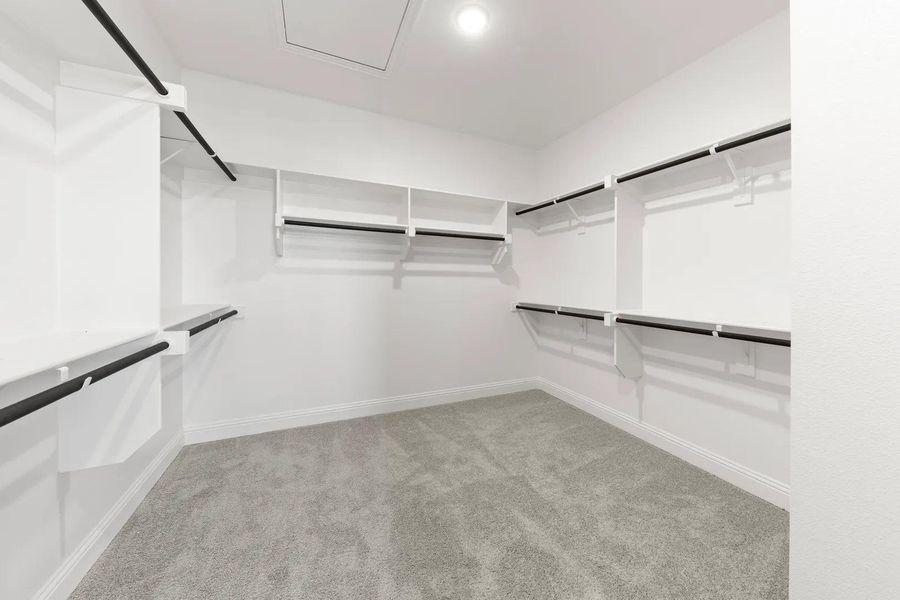 The Tessera A Primary Suite Closet The Tessera A Primary Suite Closet