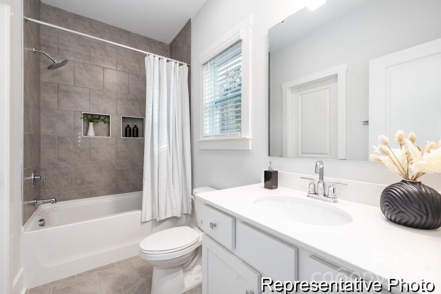 Furnished interior view inside a new home in Whispering Hills, Locust (Image 28).