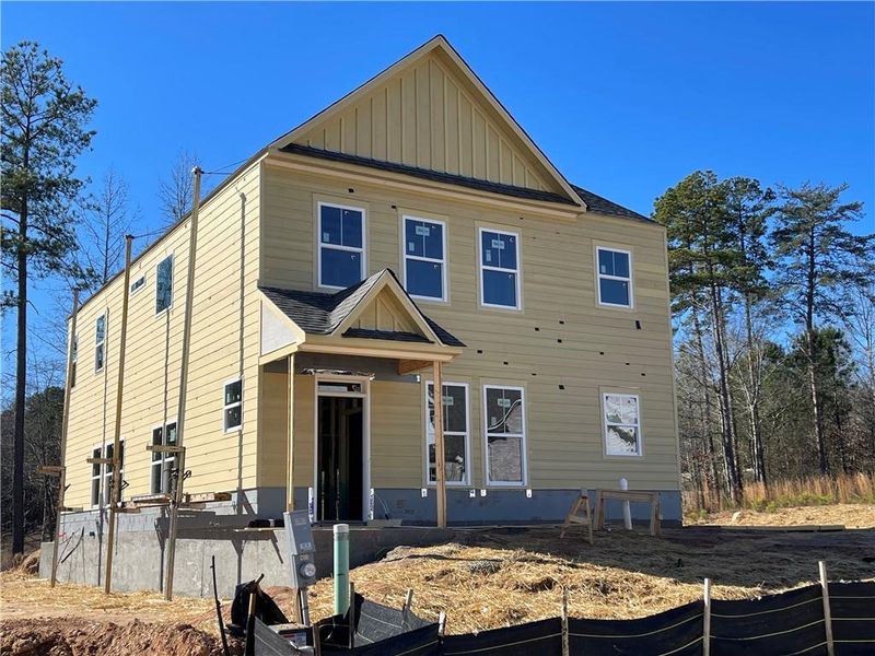 In-progress construction of a new home in Edenglen, Buford, GA (Image 42).