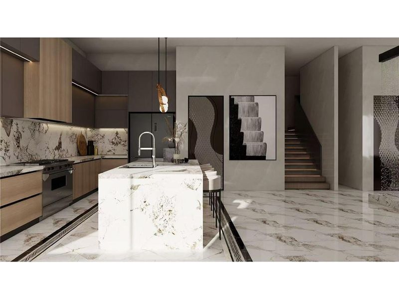 Furnished interior view inside a new home in , Buford (Image 7).