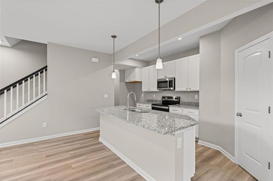 Furnished interior view inside a new home in Villas at Gold Creek, Dawsonville (Image 10).