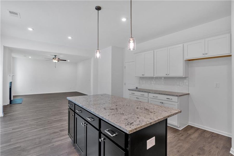 Furnished interior view inside a new home in The Overlook at Factory Shoals, Mableton (Image 13).