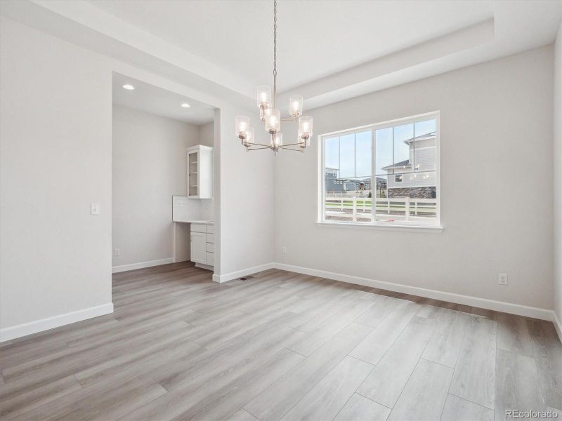 Spacious, unfurnished interior of a new home in Vista Pines at Crystal Valley, Castle Rock (Image 31).