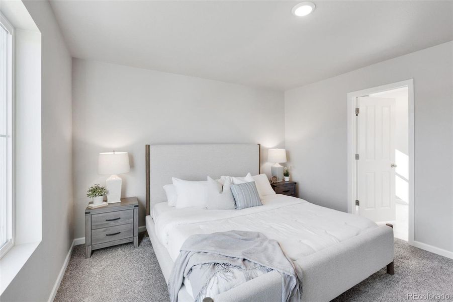 Furnished interior view inside a new home in , Longmont (Image 12). Furnished interior view inside a new home in , Longmont (Image 12).