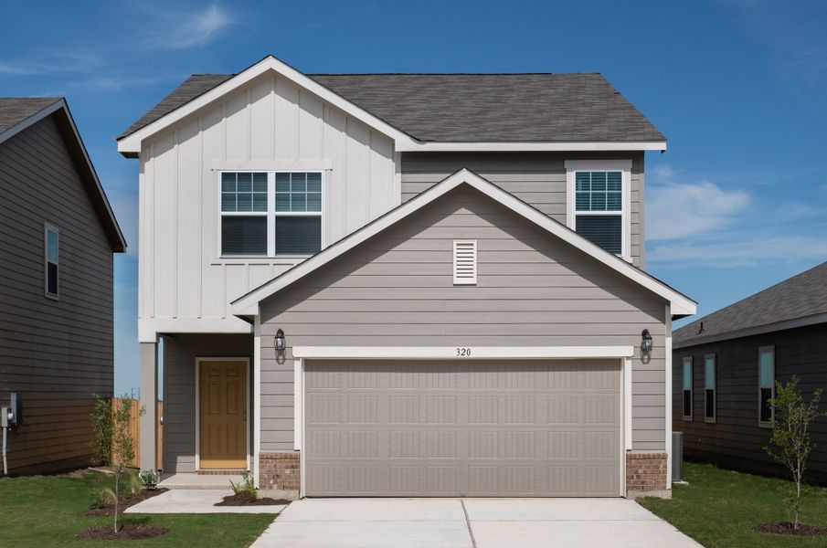 Representative exterior photo of a completed home built from the Magellan by Starlight Homes in The Point, Rolesville, NC (Image 2).