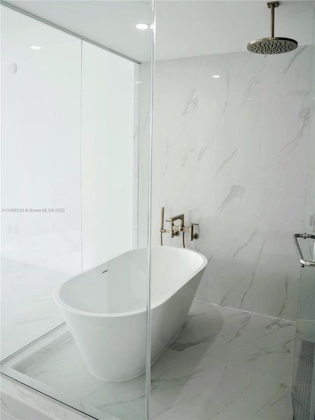 Furnished interior view inside a new home in , Miami (Image 1).