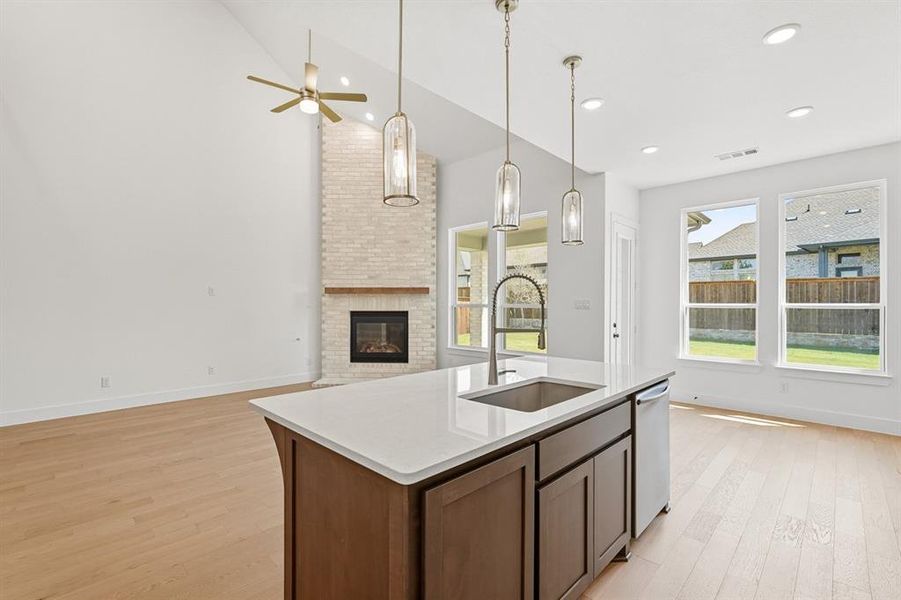 Furnished interior view inside a new home in The Parks at Wilson Creek: 50ft. lots, Celina (Image 3). Furnished interior view inside a new home in The Parks at Wilson Creek: 50ft. lots, Celina (Image 3).