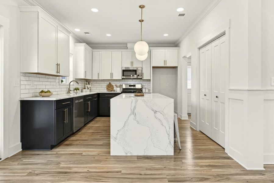 Furnished interior view inside a new home in , North Charleston (Image 10).