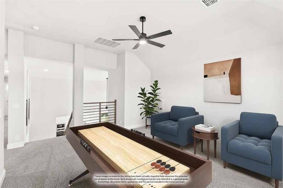 Furnished interior view inside a new home in Crystal Lake Estates, Red Oak (Image 15).