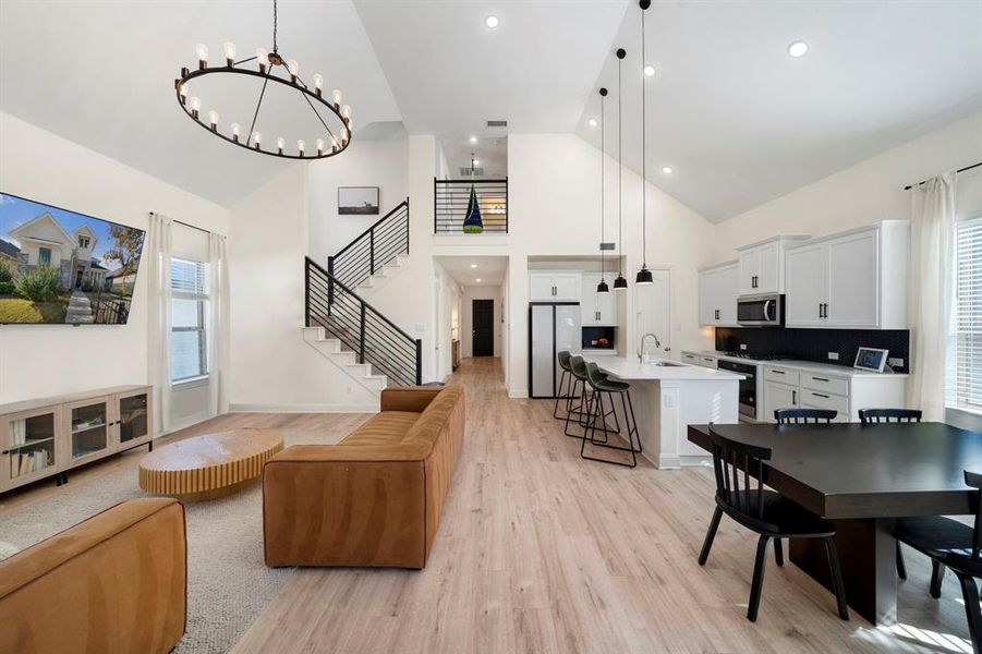 Furnished interior view inside a new home in , McKinney (Image 10). Furnished interior view inside a new home in , McKinney (Image 10).