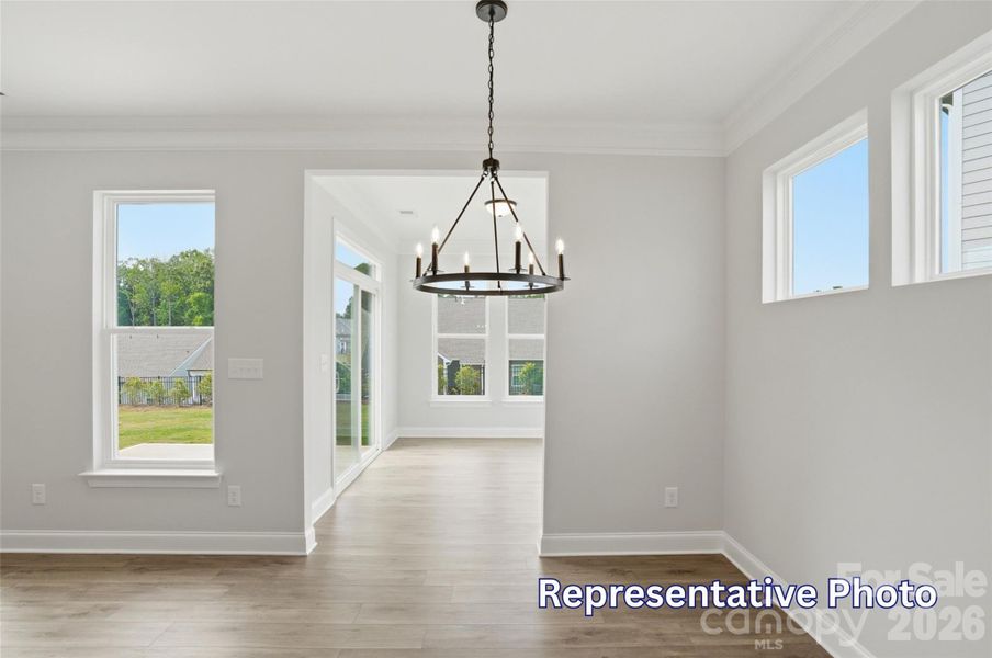 Spacious, unfurnished interior of a new home in Enclave at Riverdale, Huntersville (Image 36).