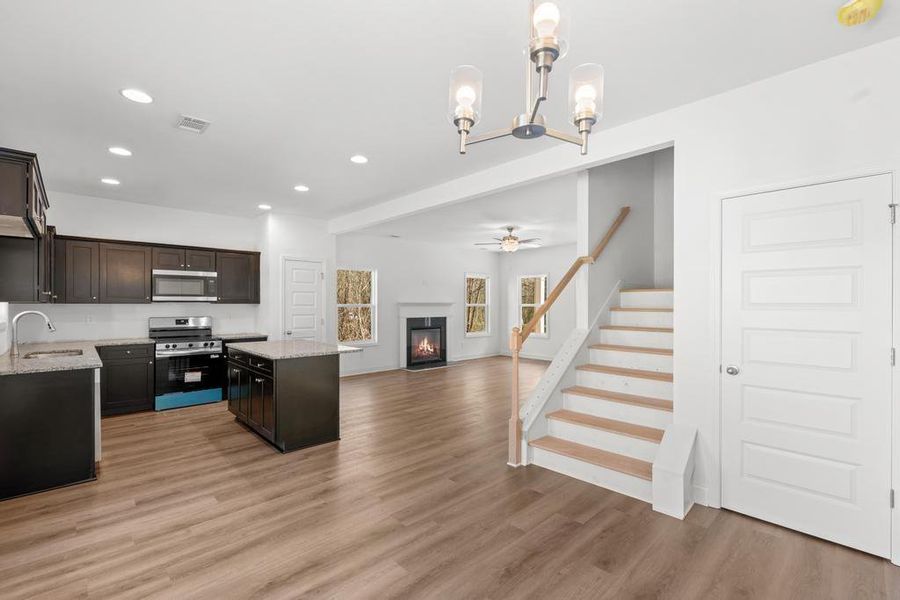 Furnished interior view inside a new home in , Locust Grove (Image 8).
