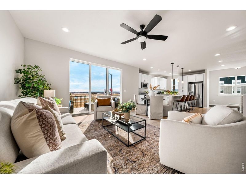 Furnished interior view inside a new home in , Fort Collins (Image 15).