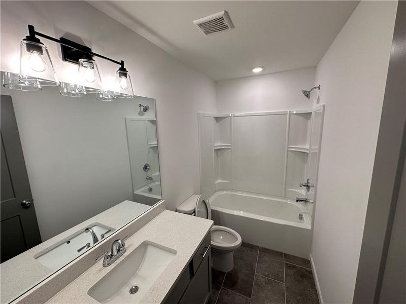 Furnished interior view inside a new home in , Buford (Image 8).