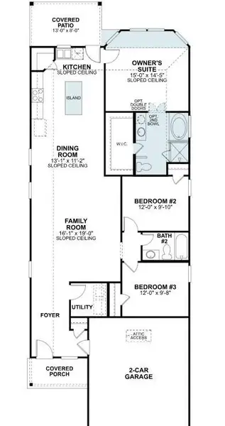 2D floor plan layout of this home in Summerview, Fulshear, TX (Image 3). 2D floor plan layout of this home in Summerview, Fulshear, TX (Image 3).