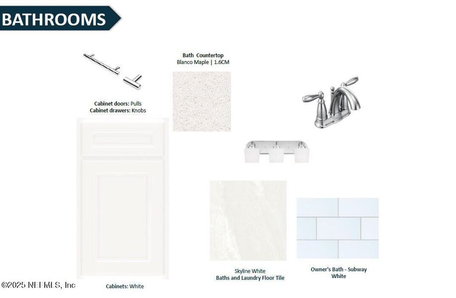 Sample of building materials used in homes in Westerly Park at Wildlight, Yulee (Image 24).