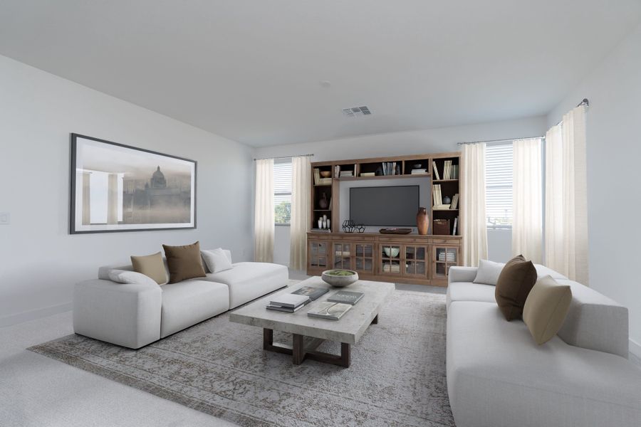 Furnished interior view inside a new home in Terraza, San Tan Valley (Image 11).