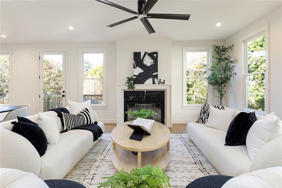 Furnished interior view inside a new home in , Scottdale (Image 19).
