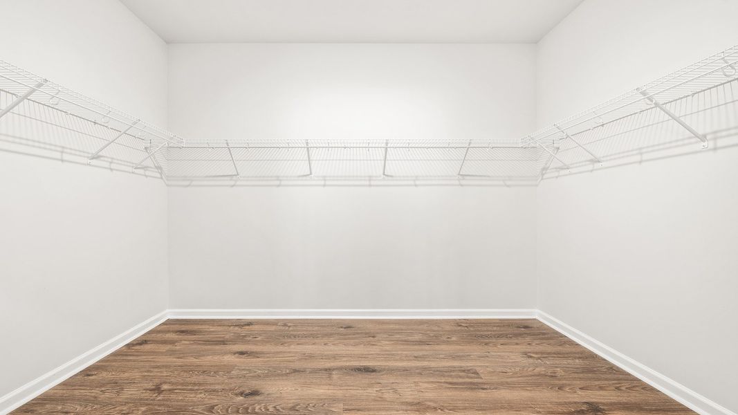 Spacious, unfurnished interior of a new home in The Villas at Kinsley, Jamestown (Image 17). Spacious, unfurnished interior of a new home in The Villas at Kinsley, Jamestown (Image 17).