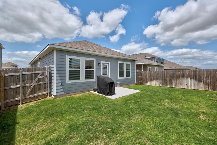 Spacious Backyard