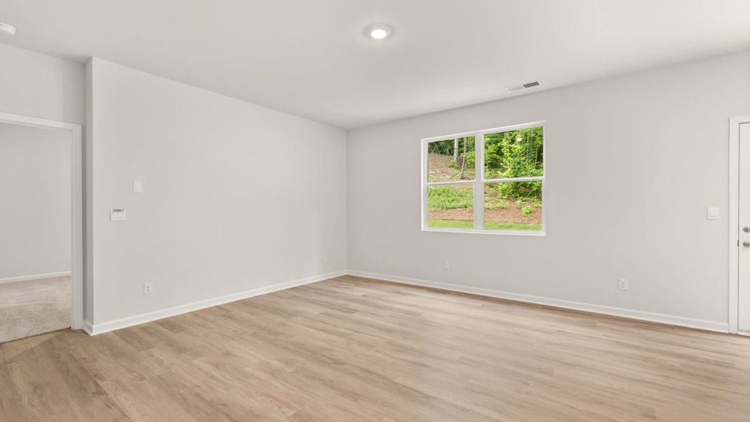 Representative unfurnished interior of a home built from the Elle by D.R. Horton in South Wind, South Fulton (Image 14). Representative unfurnished interior of a home built from the Elle by D.R. Horton in South Wind, South Fulton (Image 14).