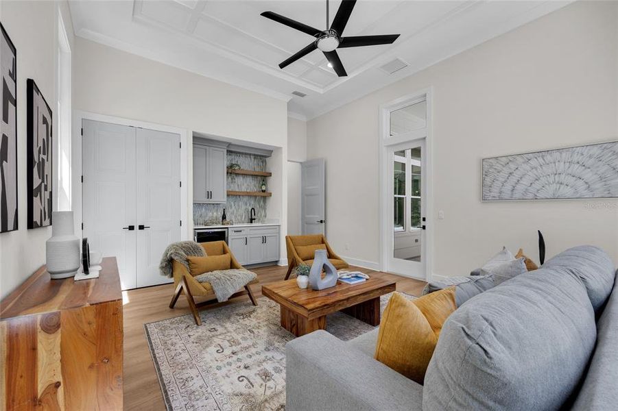Furnished interior view inside a new home in , Gainesville (Image 15).