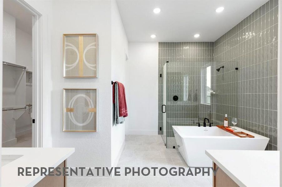 Furnished interior view inside a new home in Goodland, Midlothian (Image 4).