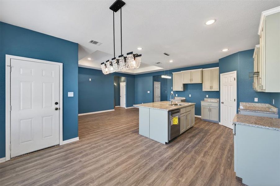 Furnished interior view inside a new home in , Cleburne (Image 7).