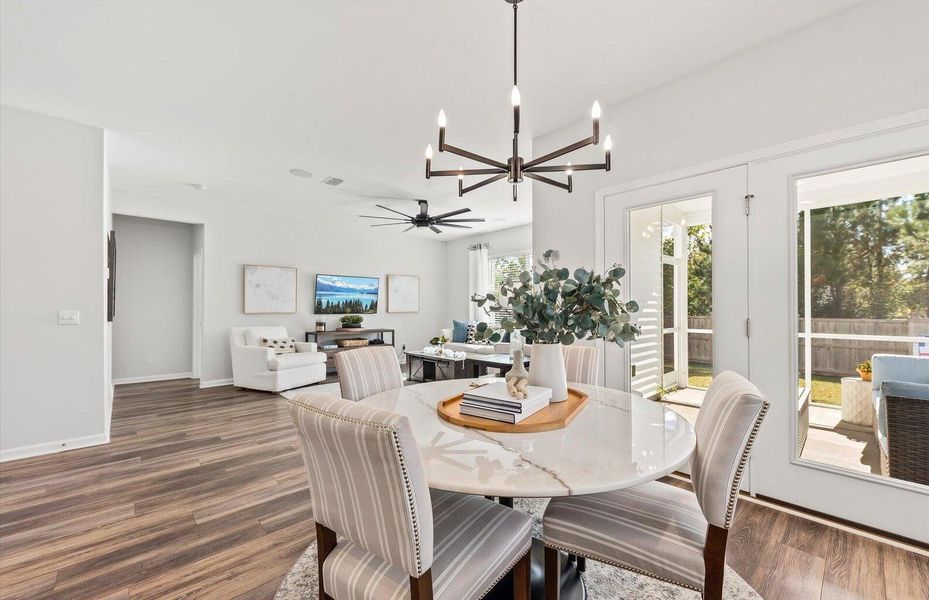 Furnished interior view inside a new home in Bradford Pointe, Summerville (Image 8).