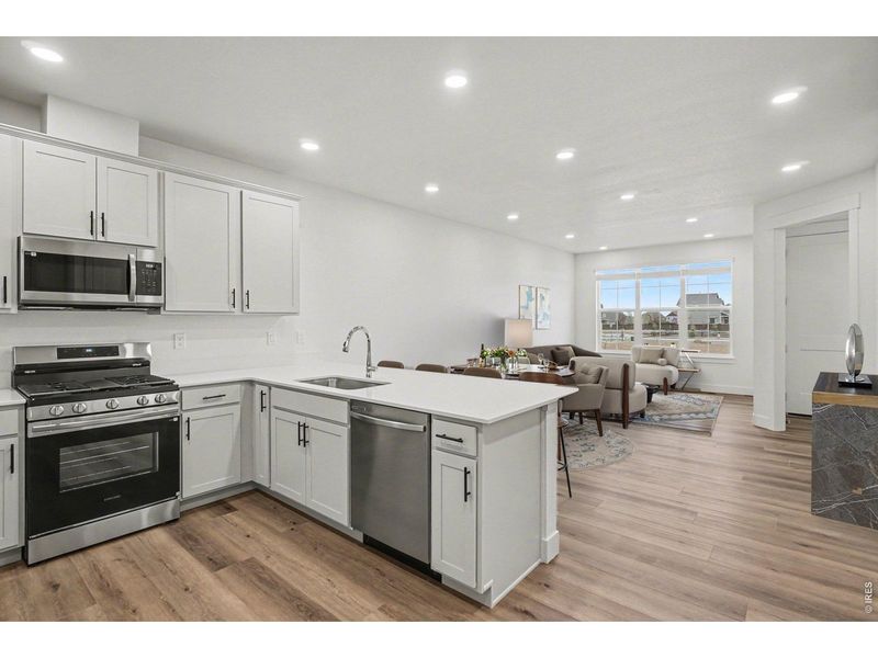 Furnished interior view inside a new home in Eagle Brook Meadows, Loveland (Image 11).