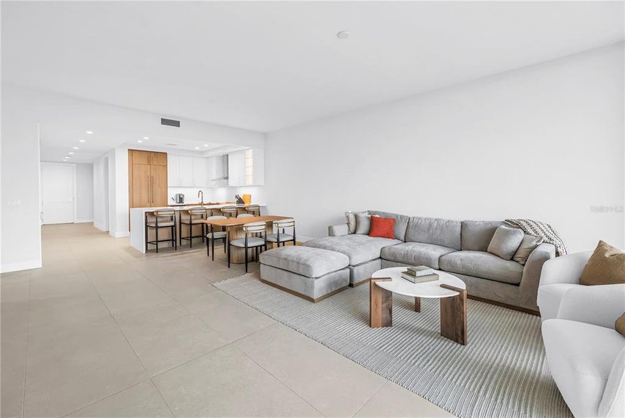 Furnished interior view inside a new home in , St. Petersburg (Image 47).