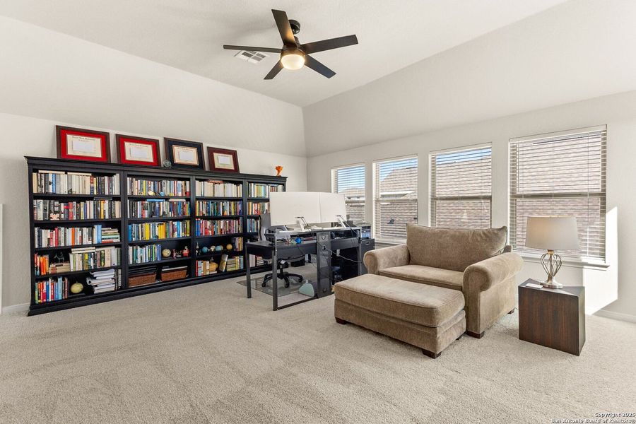 Furnished interior view inside a new home in Overlook at Creekside, New Braunfels (Image 22).