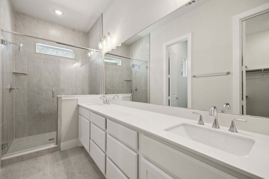 Furnished interior view inside a new home in Newman Village Townhomes, Frisco (Image 7).