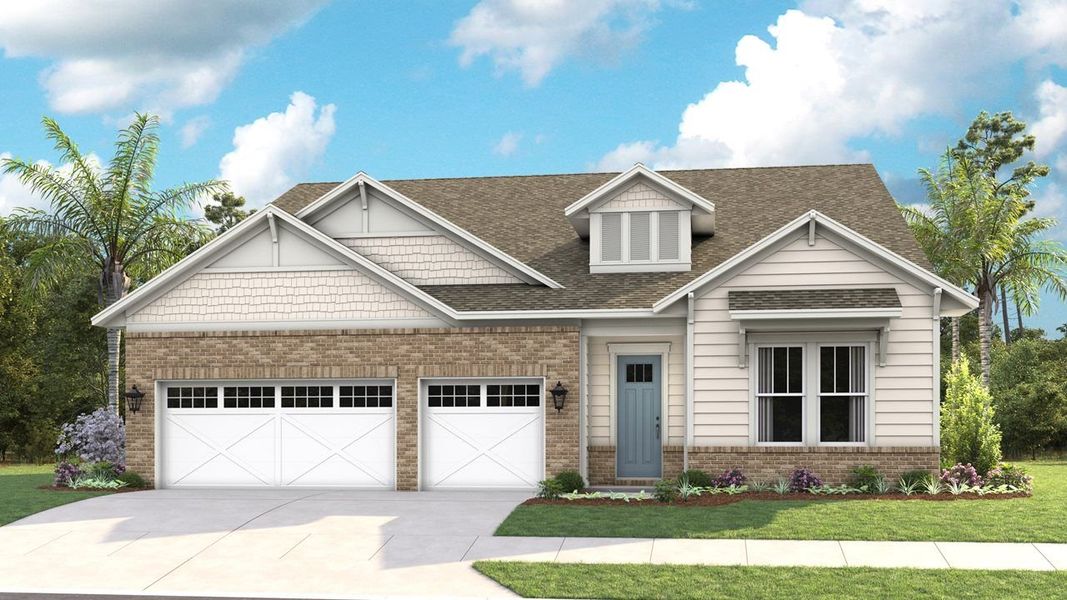 BB-Craftsman Brick Elevation