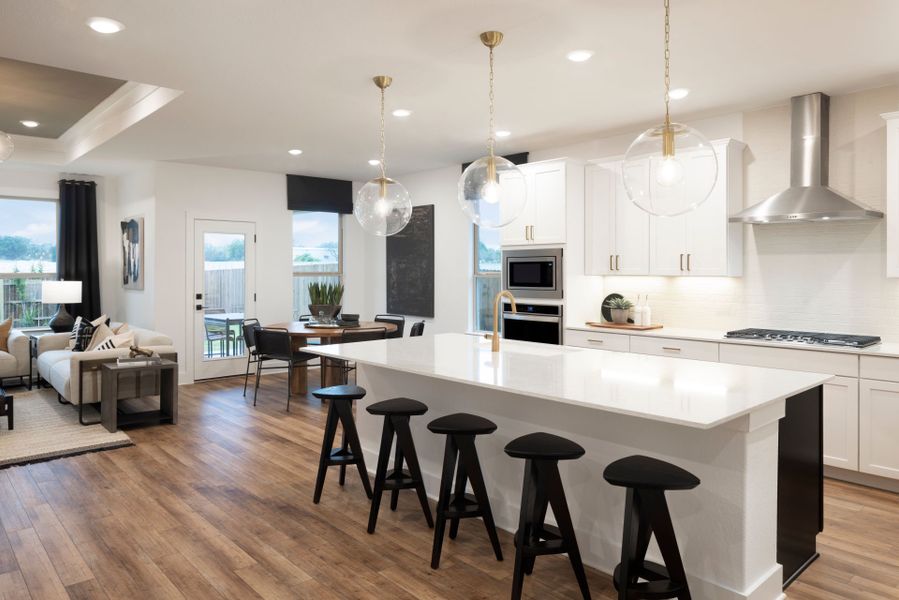 Furnished interior view inside a new home in Saddleback at Santa Rita Ranch, Liberty Hill (Image 13).