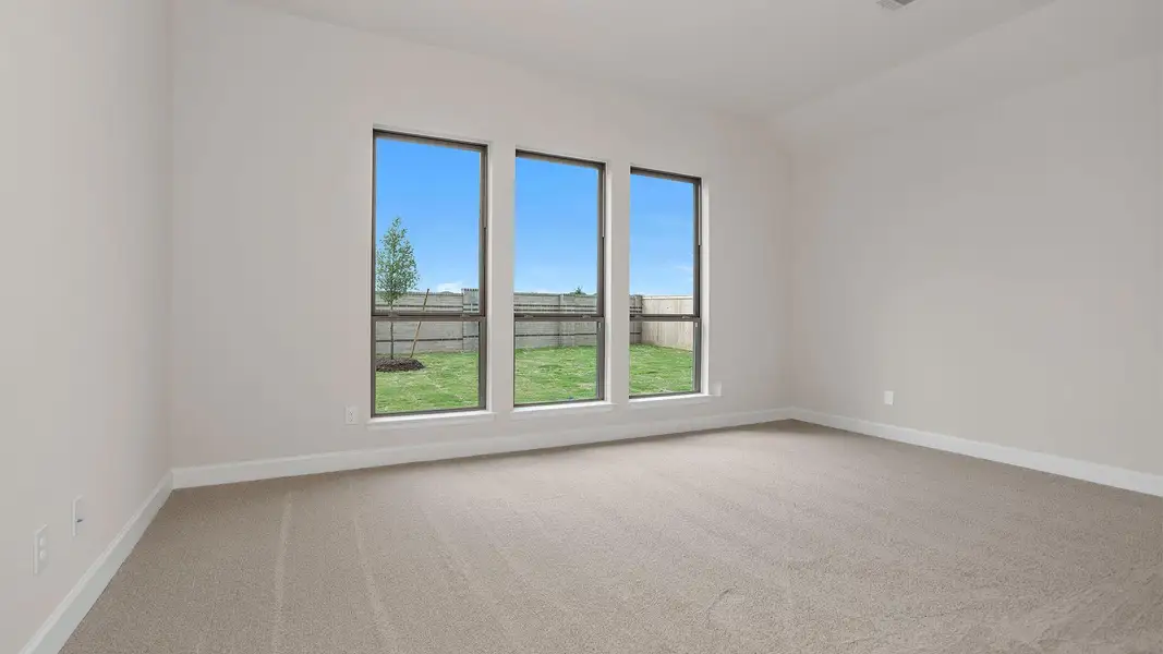 Spacious, unfurnished interior of a new home in Bridgeland, Cypress (Image 10).