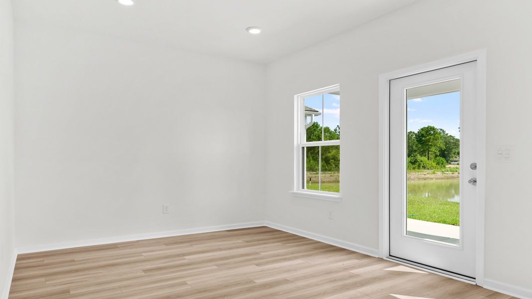 Representative furnished interior of a home built from the Boynton III by DRB Homes in Chestnut Farms, Longs (Image 13).