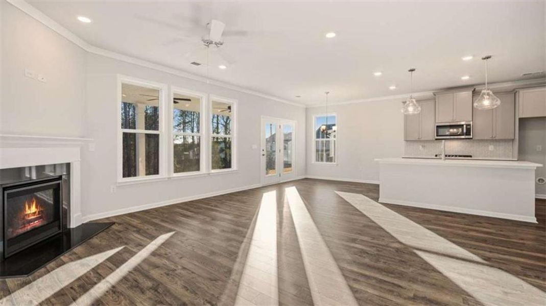 Spacious, unfurnished interior of a new home in Water Oak Estates, Lawrenceville (Image 20). Spacious, unfurnished interior of a new home in Water Oak Estates, Lawrenceville (Image 20).