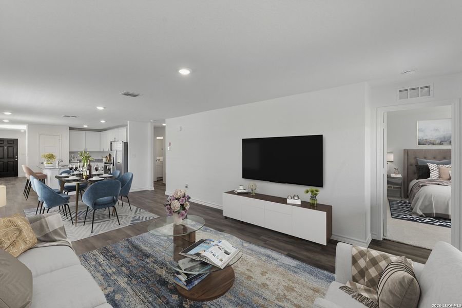 Furnished interior view inside a new home in Dove Song, Marion (Image 3).