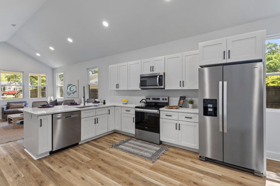 Furnished interior view inside a new home in , North Charleston (Image 8).