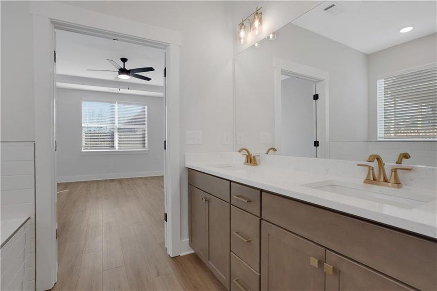Furnished interior view inside a new home in Twin Lakes, Hoschton (Image 14).