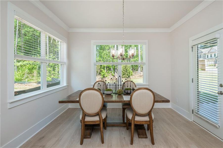 Furnished interior view inside a new home in , Flowery Branch (Image 14).