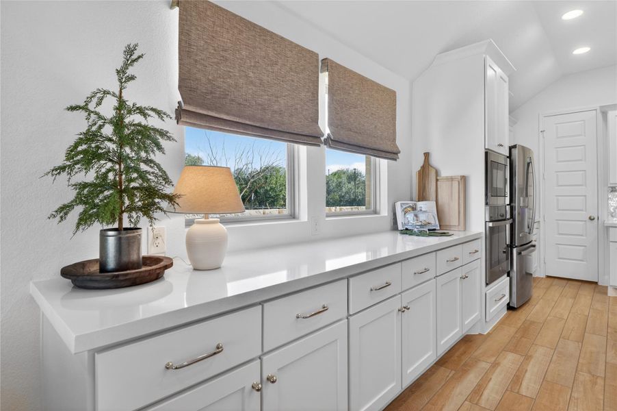 Furnished interior view inside a new home in Wolf Ranch, Georgetown (Image 10).