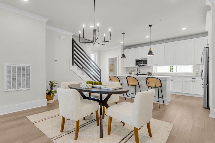 Furnished interior view inside a new home in , North Charleston (Image 16).