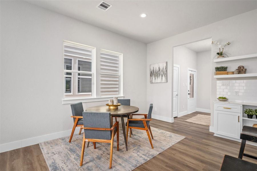 Furnished interior view inside a new home in , Houston (Image 6).