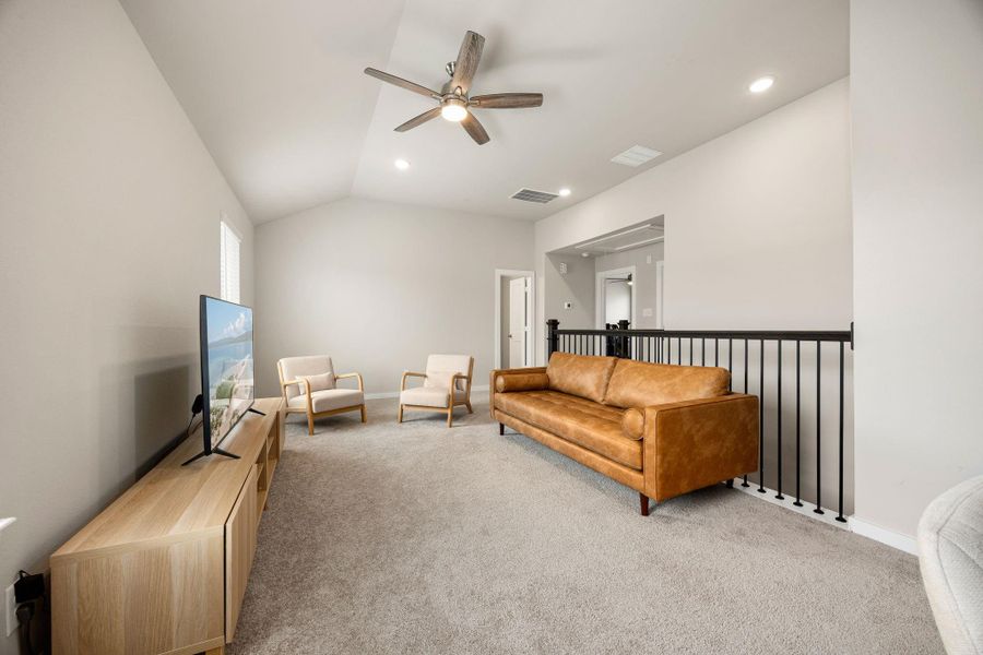 Furnished interior view inside a new home in Marvida, Cypress (Image 40).
