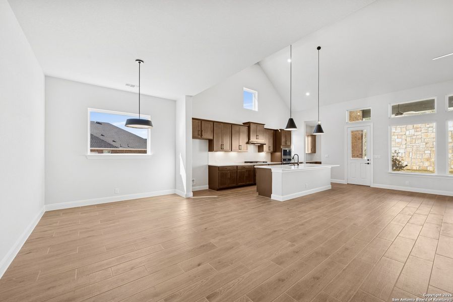 Furnished interior view inside a new home in Windsong - Legacy Series, Boerne (Image 16).