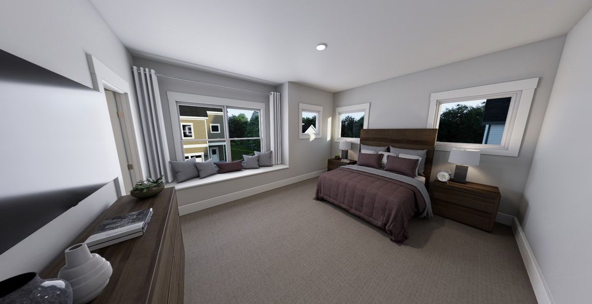 Representative furnished interior of a home built from the Hadley by Baker Residential in Atwater Station - Village Collection, Fuquay Varina (Image 12). Representative furnished interior of a home built from the Hadley by Baker Residential in Atwater Station - Village Collection, Fuquay Varina (Image 12).