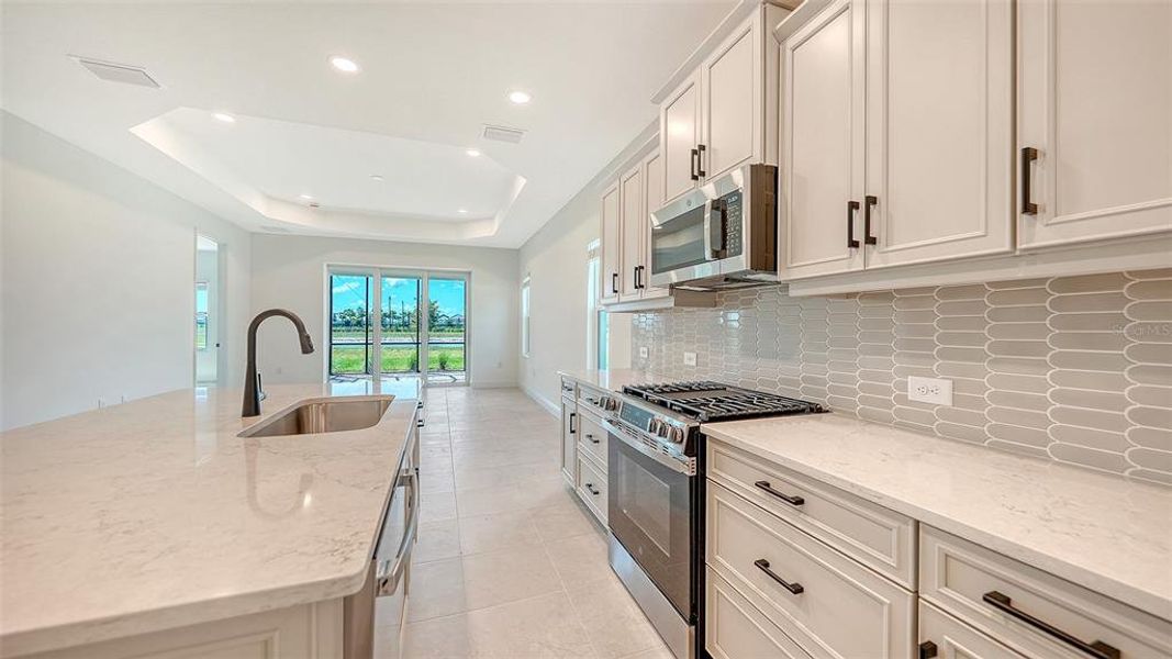 Furnished interior view inside a new home in Palmera, Venice (Image 5).