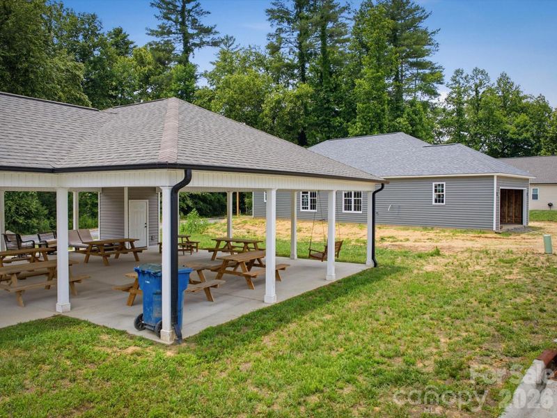 Exterior details and patio area of a home in , Morganton (Image 6). Exterior details and patio area of a home in , Morganton (Image 6).